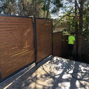 Aluminium Slat Gates 1