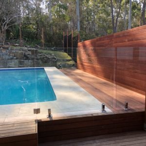 Glass fence 16